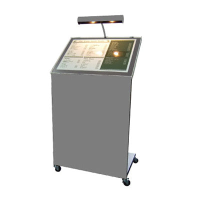 メニュースタンド ML-79(LEDライト付) シルバー