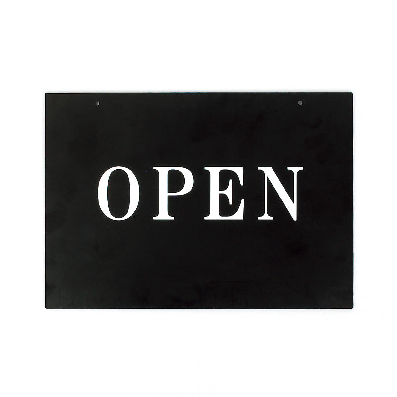 アルモード OPEN両面表示プレート (OPEN/CLOSED)