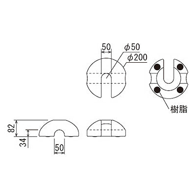 アルモード ドームウエイト M-980 ホワイト