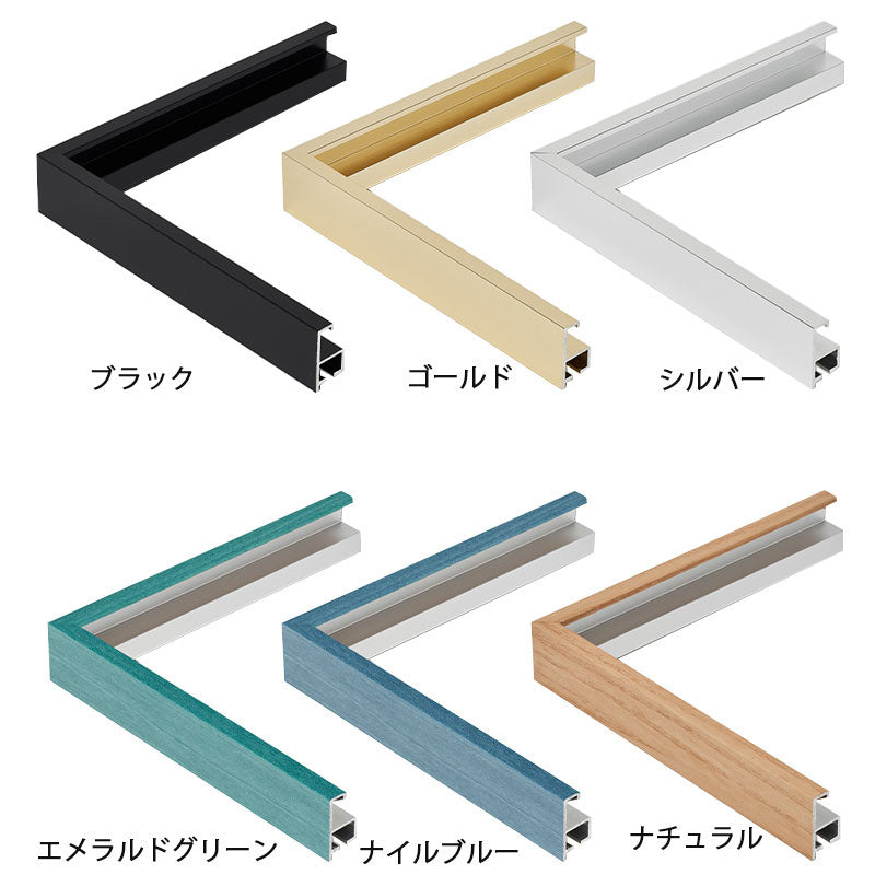 デッサン額 T25 450角 ブラック 屋内用