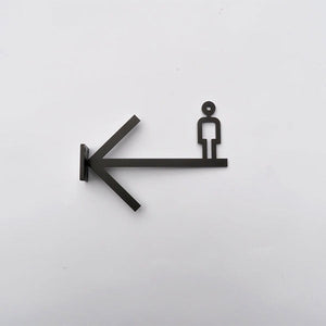 ARROW SIGN Toilet/MEN