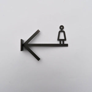 ARROW SIGN Toilet/WOMEN