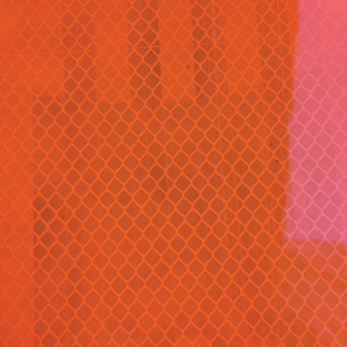 蛍光オレンジ高輝度 工事看板 片側交互