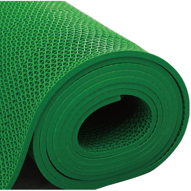 セーフティ歩行者マット緑(水切り仕様)900mmⅹ10m