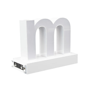 abcMIX マグネット連結文字 HA100シリーズ アルファベット小文字 【m】