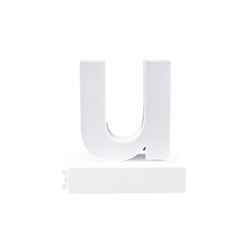 abcMIX マグネット連結文字 HA100シリーズ アルファベット小文字 【u】