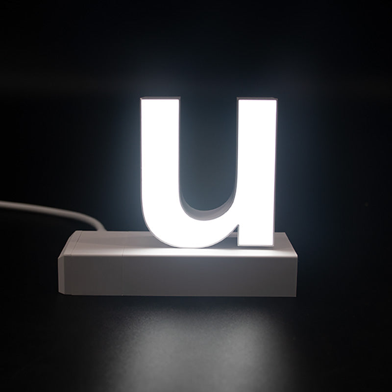 abcMIX マグネット連結文字 HA100シリーズ アルファベット小文字 【u】