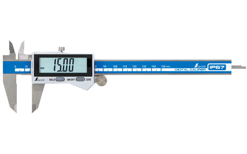 デジタルノギス 防塵防水 大文字2 150mm
