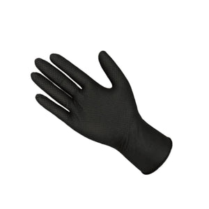 ブラックニトリル手袋ロング M/L 50枚入り