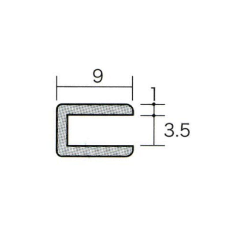 アルミコ型ジョイナー 3.5CC×3000 シルバー