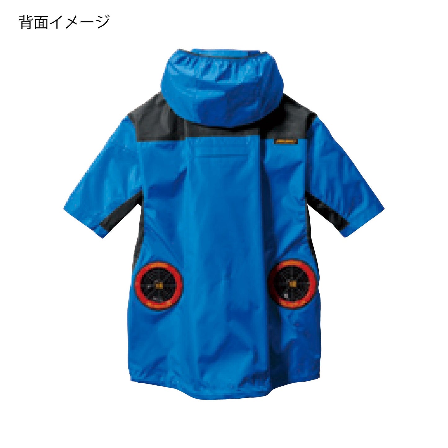 バートル AC1196 ACフーディ半袖ジャケット シルバー