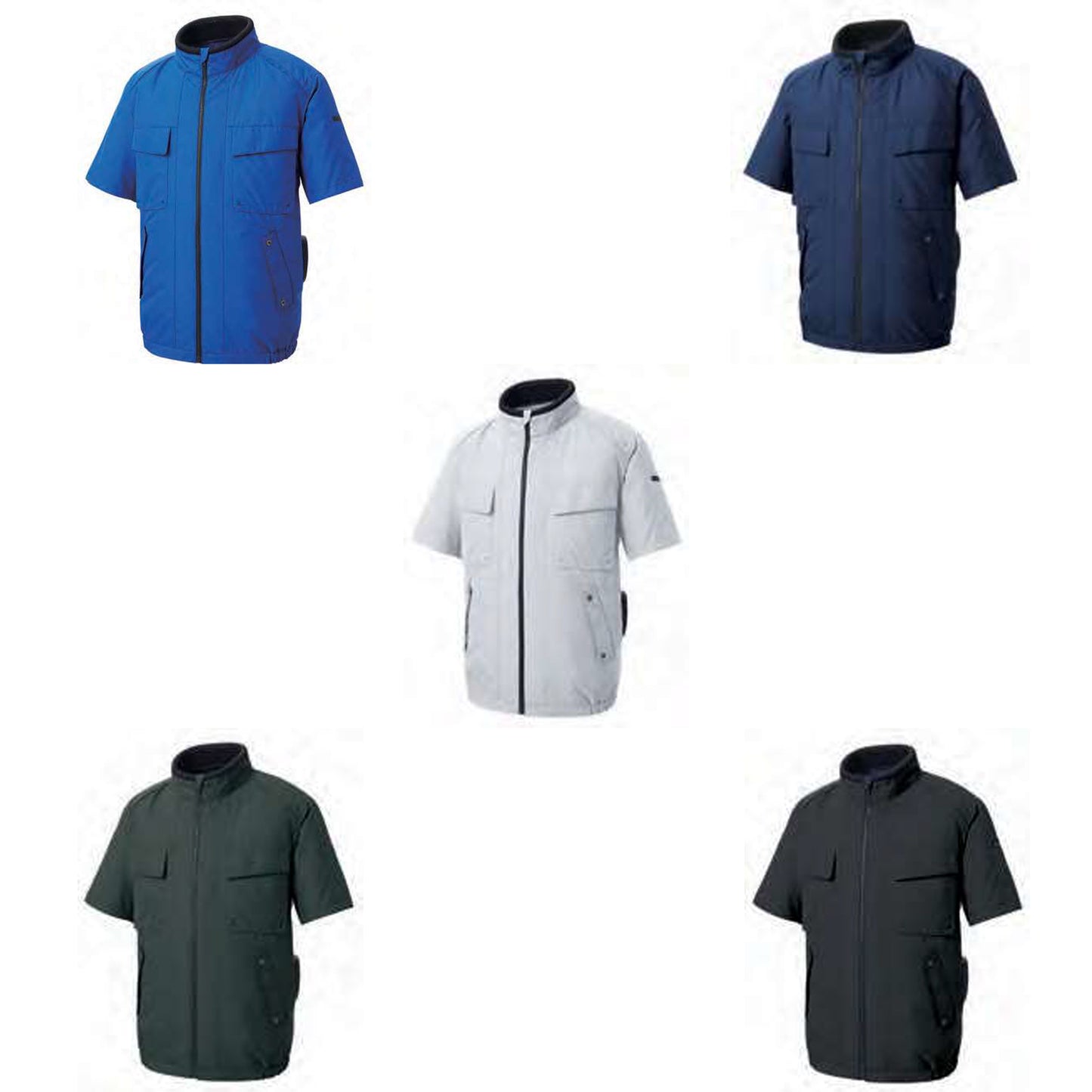 エコ半袖ブルゾン KF92410