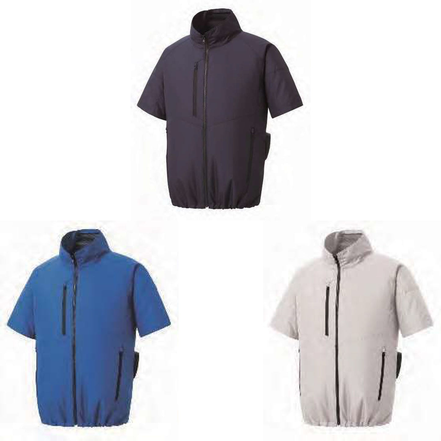 エコ半袖ブルゾン KF92420