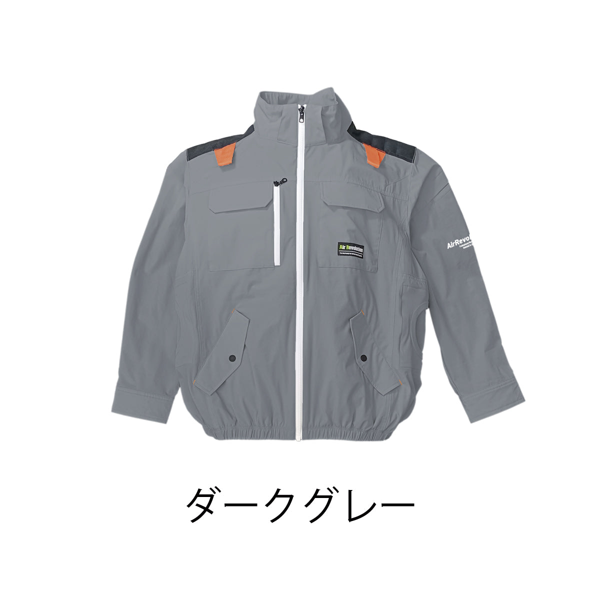 4穴空調ウエア 長袖 M~6L ネイビー/シルバー/オリーブ/ダークグレー