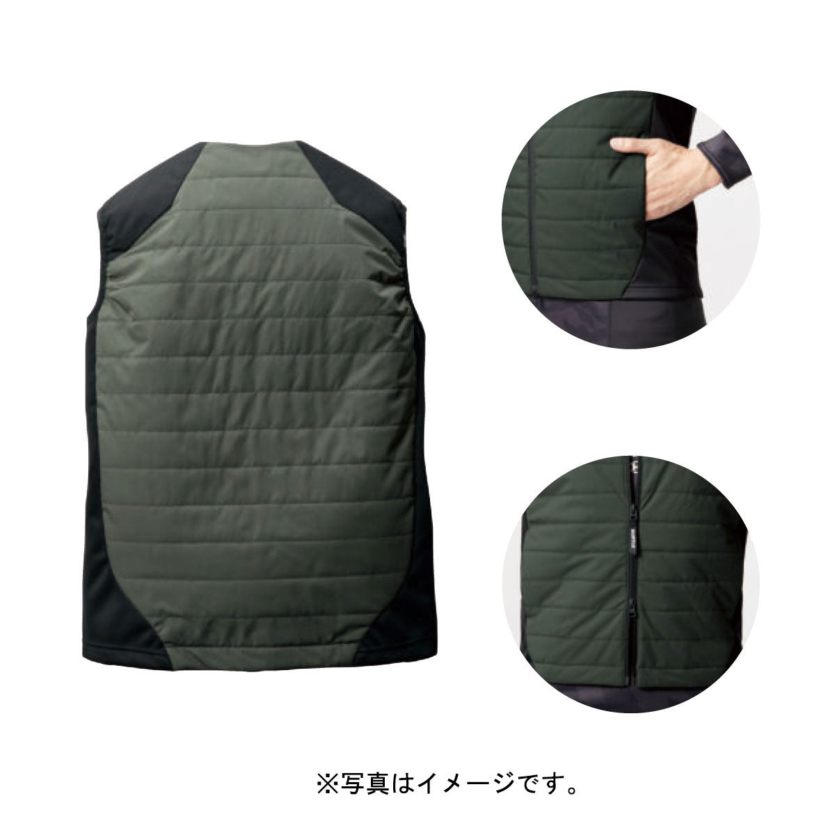 ヒーターベスト ブラック