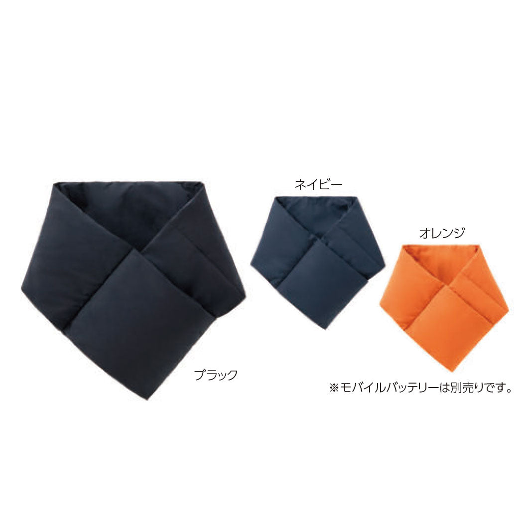 ポケッタブルヒートネックウォーマー ブラック