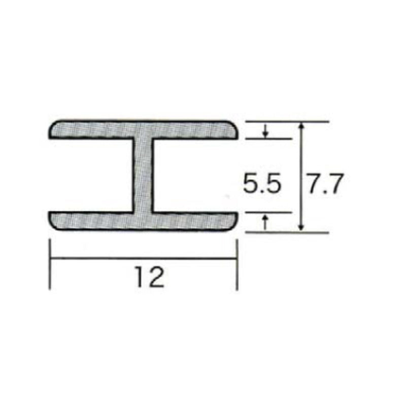 アルミH型ジョイナー H柱295×3640 シルバー