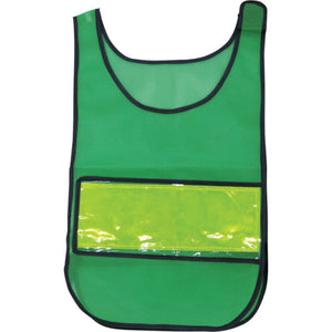 メッシュチョッキ差込ポケット式 緑