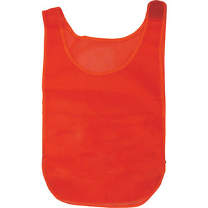 メッシュチョッキ ポケットなし(蛍光オレンジ)