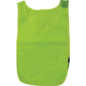 メッシュチョッキ ポケットなし 蛍光イエロー