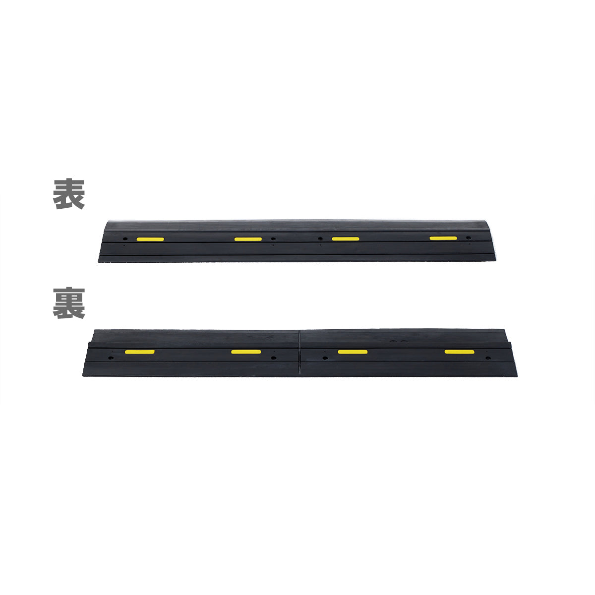 ゴム製スロープ KY段差スルーR L1000㎜×W235㎜×D29.5㎜