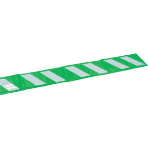 コーナークッション 緑/白 H2000×W200