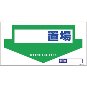 マンガ標識 GE-31 置場