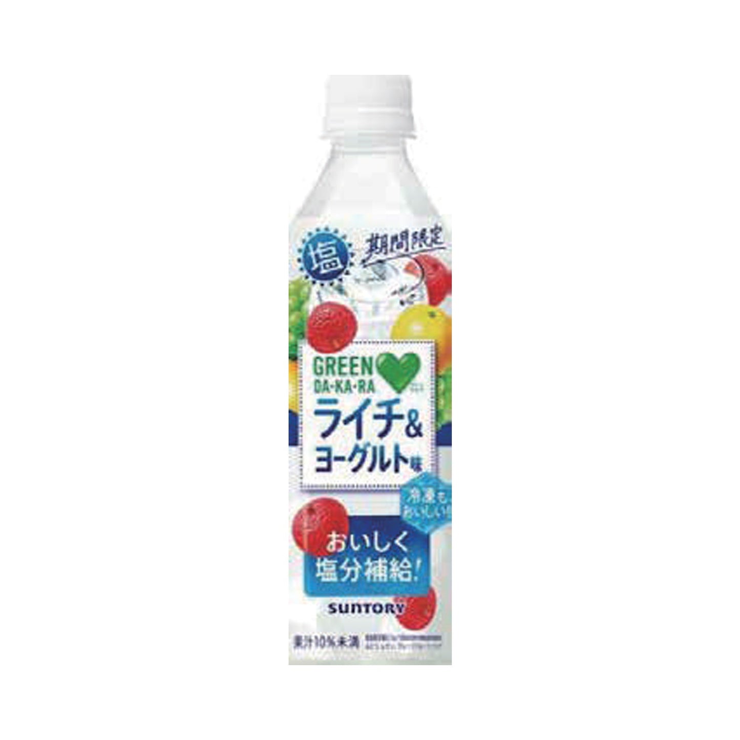 GREEN DA・KA・RA 塩ライチ&ヨーグルト(冷凍兼用) 490ml 24本入り