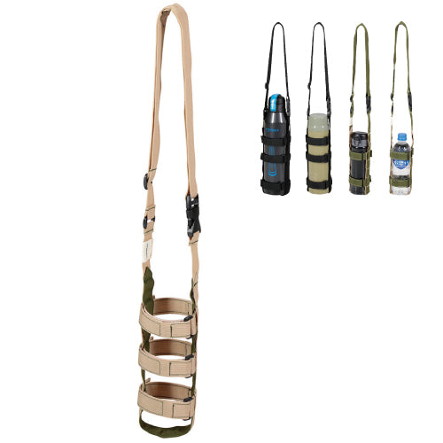 CS ボトルホルダーベルト ベージュ×オリーブ