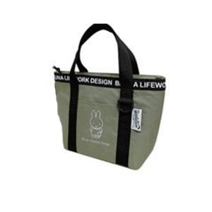 ミッフィー保冷ミニトートバック カーキ