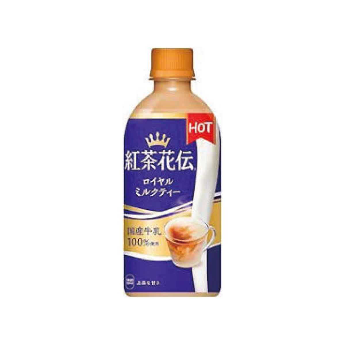 紅茶花伝 ロイヤルミルクティー PET 440ML 加温 (2509) 440ml×24本入り
