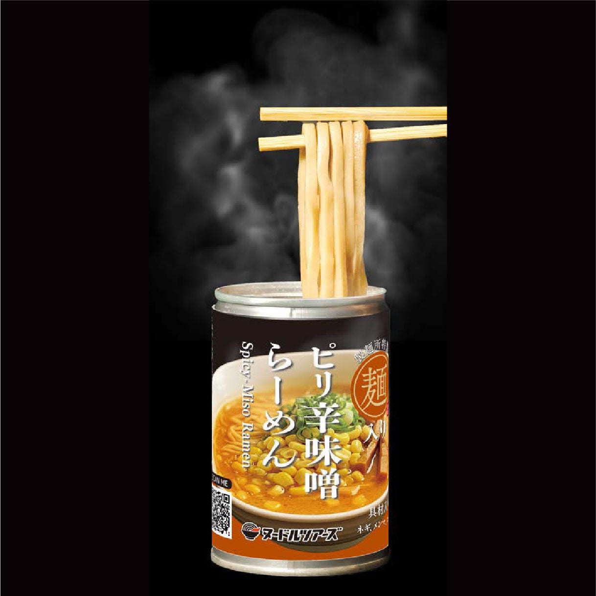 ら~めん缶「ピリ辛味噌ら~めん」250g 24缶セット