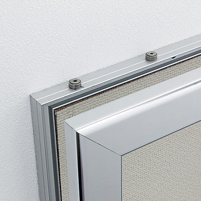 アルモード 掲示ボード 612 ステン 屋内用 2400×900 掲示シート仕様 612S