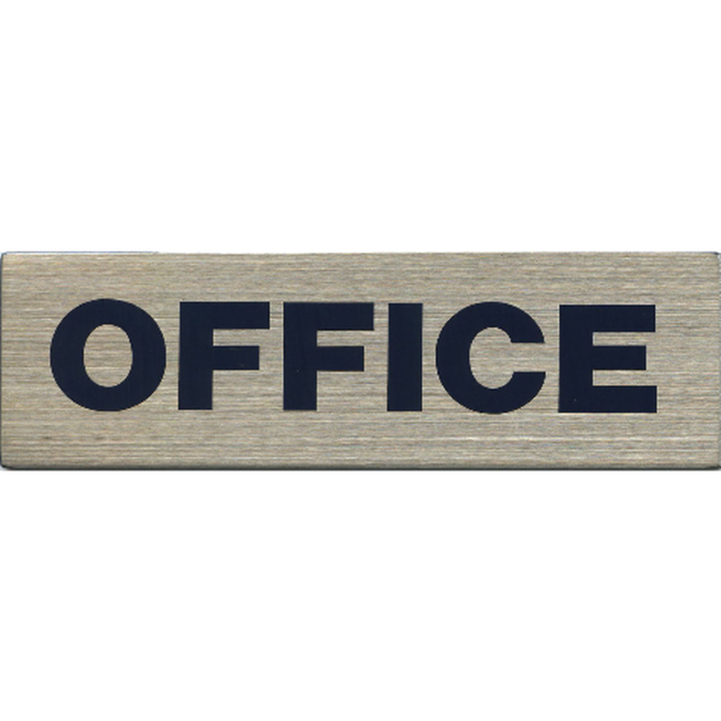 サインプレート ステンレス タイプA ST-A 019【OFFICE】