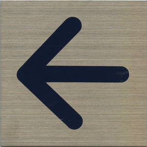 サインプレート ステンレス タイプB ST-B 006【←】