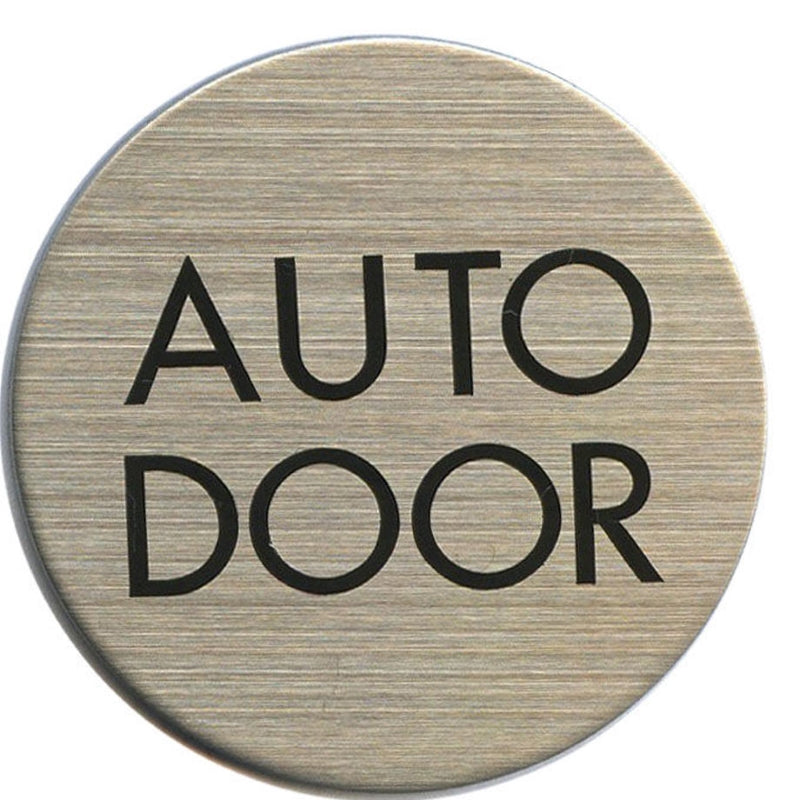 サインプレート ステンレス タイプR ST-R 020【AUTO DOOR】