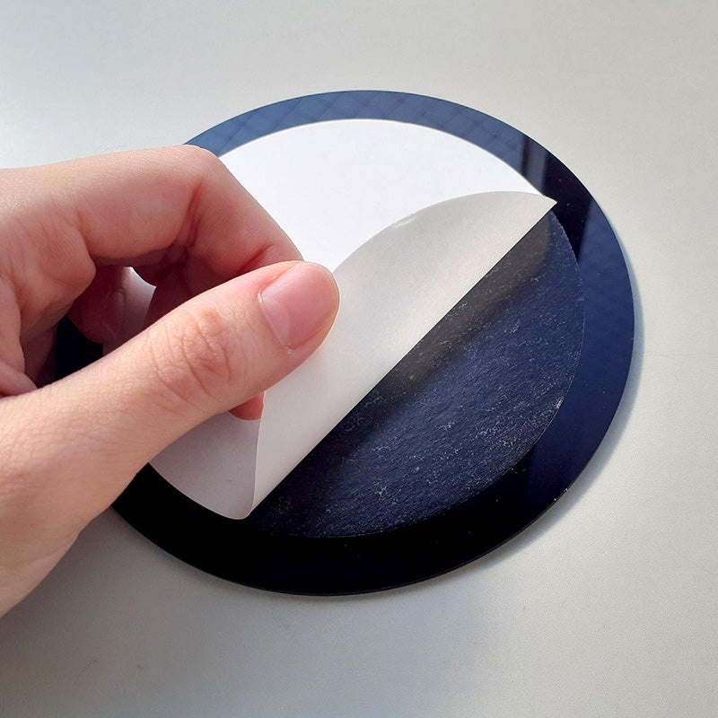 サインプレート アクリルマットブラック タイプR ACMBR-006【←】