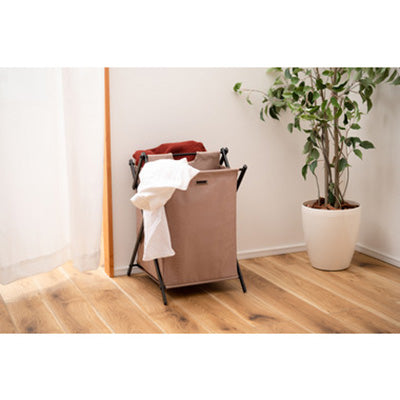 フォールディングバスケットL ベージュ MIP-77BE