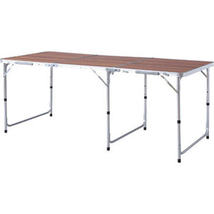フォールディングテーブル ワイド D80 ブラウン ODL-558