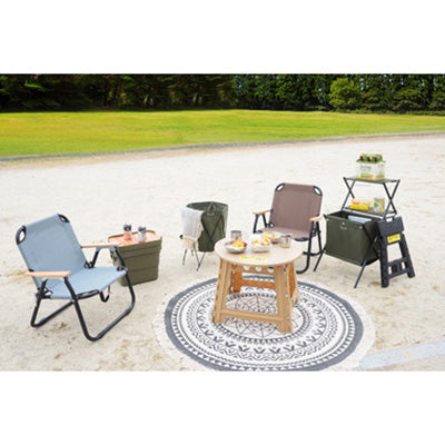 クラフタースツールL ブラック LFS-412BK