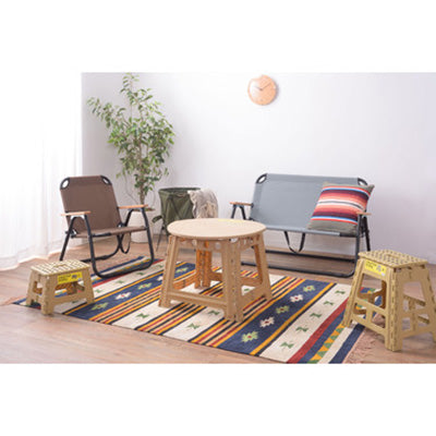 クラフターテーブル サークル サンドベージュ LFS-414SBE