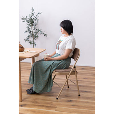 フォールディングチェア ベージュ PC-33BE