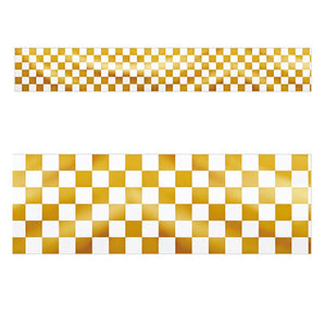年間タイトルポップ ビニール幕 市松 金 45cm×50m巻 PC8-1335