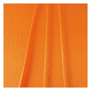 年間デコレーション 防炎サテン生地 オレンジ 750mm×2m TE8-9077OR