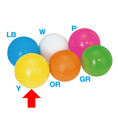 年間タイトルポップ 特大ガラポン用抽選球 黄 VK8-0040Y