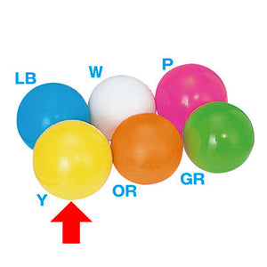 年間タイトルポップ 特大ガラポン用抽選球 黄 VK8-0040Y