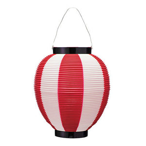 年間タイトルポップ ポリ夏目八寸丸提灯(コンビ) レッド TA8-7010R