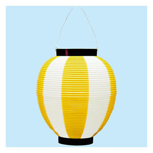 年間タイトルポップ ポリ夏目八寸丸提灯(コンビ) イエロー TA8-7010Y