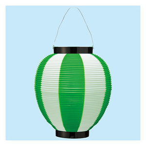 年間タイトルポップ ポリ夏目八寸丸提灯(コンビ) グリーン TA8-7010GR