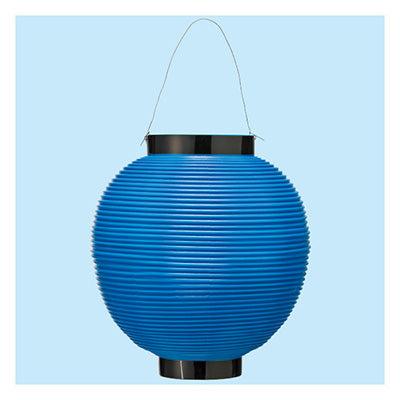 年間タイトルポップ ポリ八寸丸提灯 ブルー TA8-7009BU